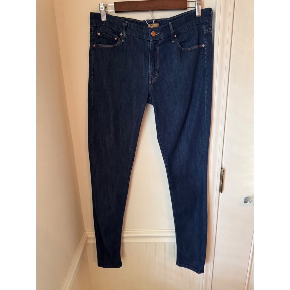 Mother The Looker Midnight Storm Skinny Jeans Dark Wash Size 30 Made in USA
